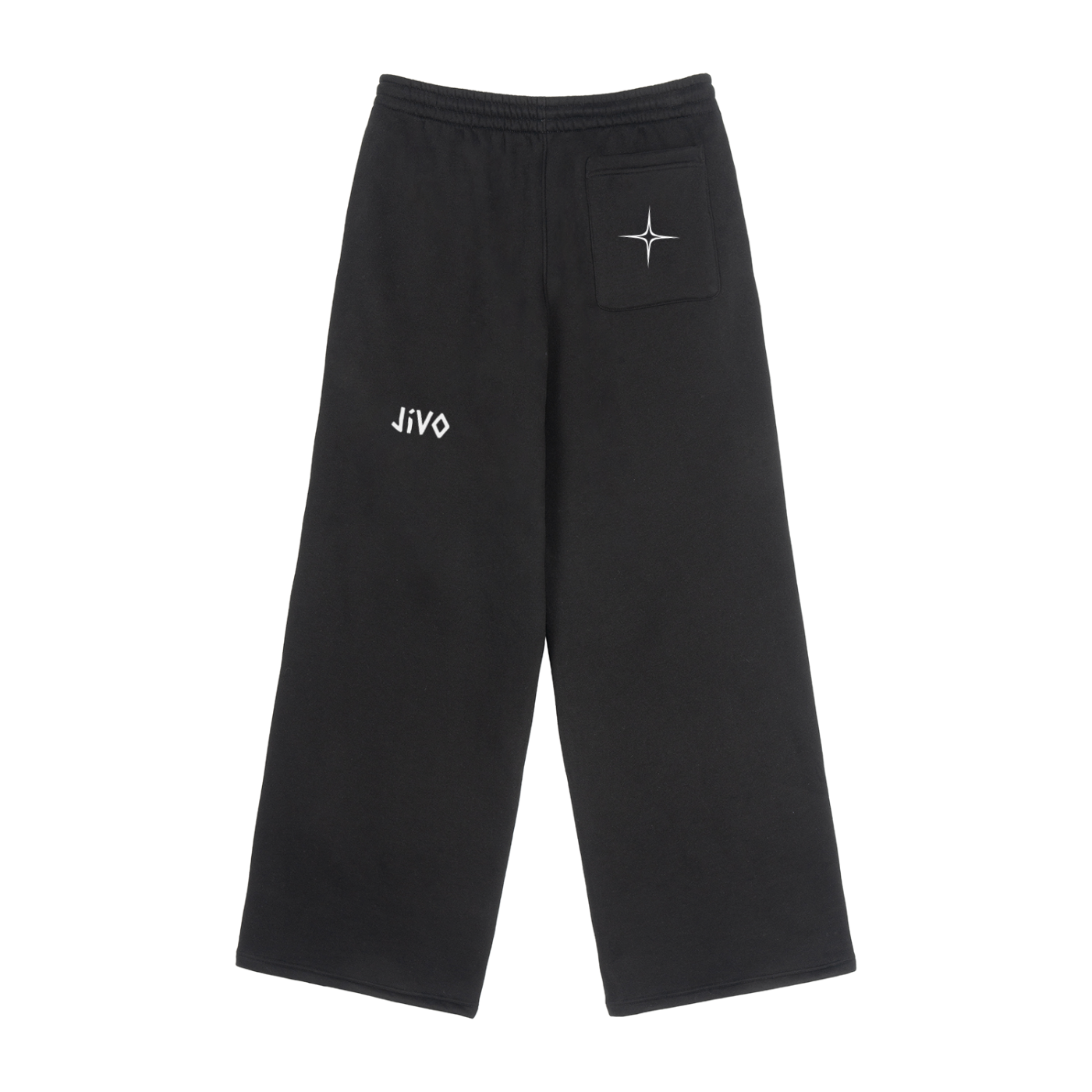 Fleece Drawstring Straight-Leg Sweatpants