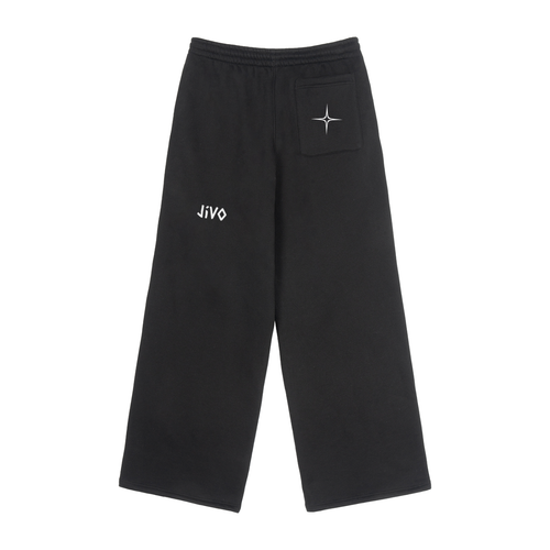 Fleece Drawstring Straight-Leg Sweatpants