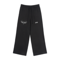 Fleece Drawstring Straight-Leg Sweatpants