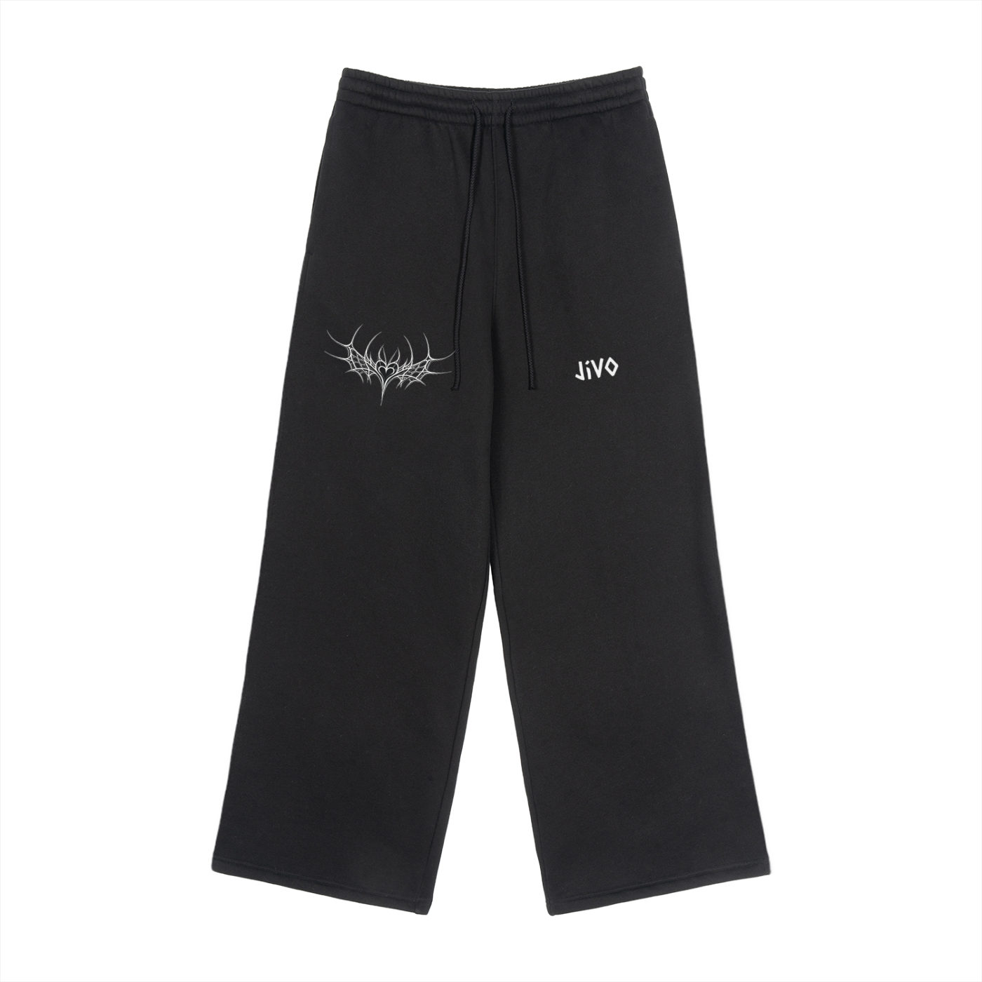 Fleece Drawstring Straight-Leg Sweatpants